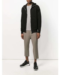 Sweat à capuche noir Rick Owens DRKSHDW