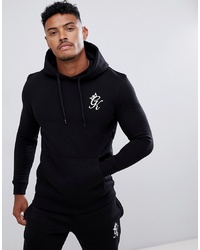 Sweat à capuche noir Gym King