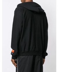 Sweat à capuche noir Heron Preston