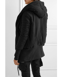 Sweat à capuche noir Ann Demeulemeester