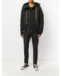 Sweat à capuche noir Rick Owens DRKSHDW