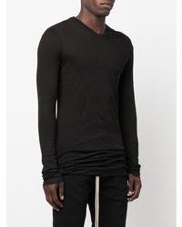 Sweat à capuche noir Rick Owens