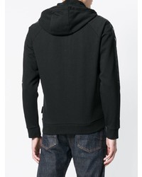 Sweat à capuche noir Emporio Armani