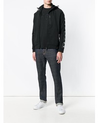 Sweat à capuche noir Emporio Armani