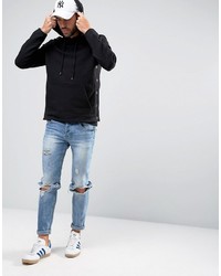 Sweat à capuche noir Asos