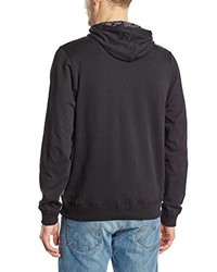 Sweat à capuche noir Jack & Jones