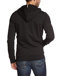 Sweat à capuche noir Jack & Jones Tech