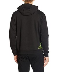 Sweat à capuche noir Kappa