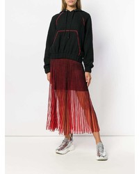 Sweat à capuche noir MSGM