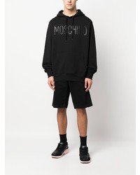 Sweat à capuche noir Moschino