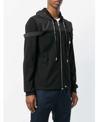 Sweat à capuche noir Les Hommes Urban