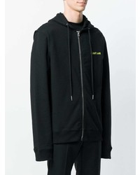 Sweat à capuche noir Helmut Lang