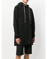 Sweat à capuche noir Rick Owens DRKSHDW