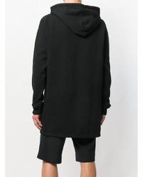 Sweat à capuche noir Rick Owens DRKSHDW