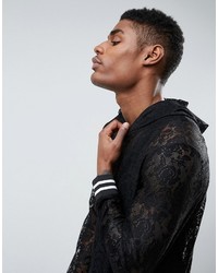 Sweat à capuche noir Asos