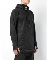 Sweat à capuche noir 11 By Boris Bidjan Saberi