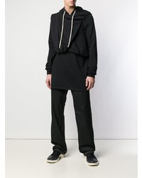 Sweat à capuche noir Rick Owens DRKSHDW