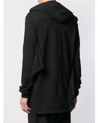 Sweat à capuche noir Rick Owens DRKSHDW