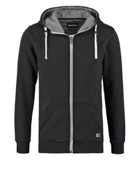 Sweat à capuche noir Minimum