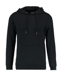 Sweat à capuche noir Minimum
