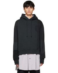 Sweat à capuche noir MM6 MAISON MARGIELA