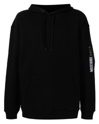 Sweat à capuche noir Moschino