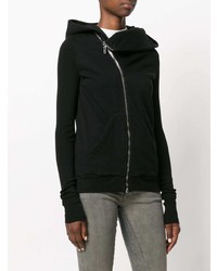 Sweat à capuche noir Rick Owens DRKSHDW