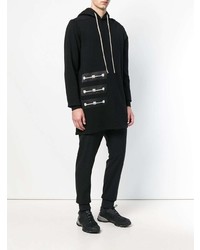 Sweat à capuche noir Rick Owens DRKSHDW