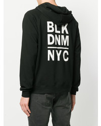 Sweat à capuche noir BLK DNM