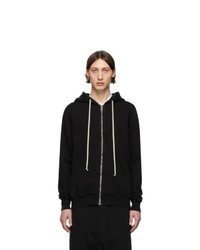 Sweat à capuche noir Rick Owens DRKSHDW