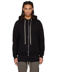 Sweat à capuche noir Rick Owens DRKSHDW