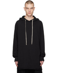 Sweat à capuche noir Rick Owens DRKSHDW