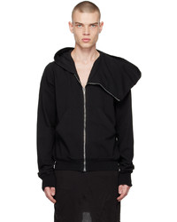 Sweat à capuche noir Rick Owens DRKSHDW