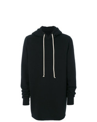 Sweat à capuche noir Rick Owens DRKSHDW