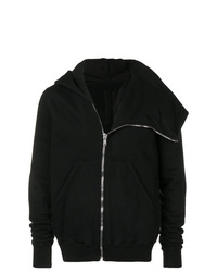 Sweat à capuche noir Rick Owens DRKSHDW