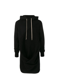 Sweat à capuche noir Rick Owens DRKSHDW