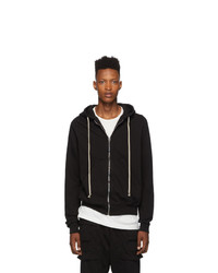 Sweat à capuche noir Rick Owens DRKSHDW