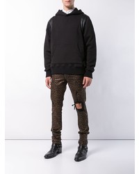 Sweat à capuche noir Amiri