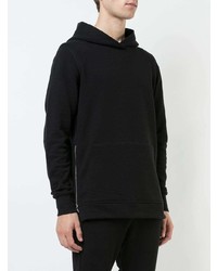 Sweat à capuche noir John Elliott