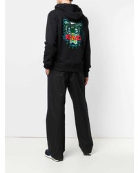 Sweat à capuche noir Kenzo