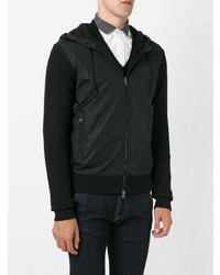 Sweat à capuche noir Moncler