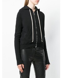 Sweat à capuche noir Rick Owens DRKSHDW