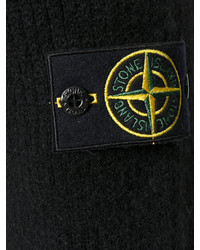 Sweat à capuche noir Stone Island