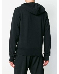 Sweat à capuche noir Ann Demeulemeester