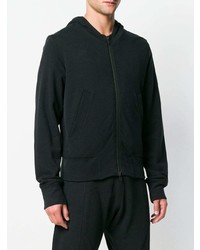 Sweat à capuche noir Ann Demeulemeester