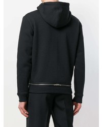 Sweat à capuche noir Saint Laurent