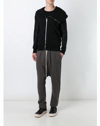 Sweat à capuche noir Rick Owens DRKSHDW