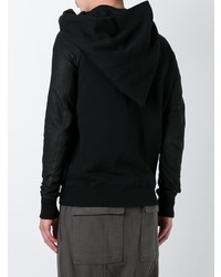 Sweat à capuche noir Rick Owens DRKSHDW