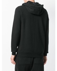 Sweat à capuche noir Rick Owens DRKSHDW