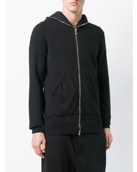 Sweat à capuche noir Rick Owens DRKSHDW